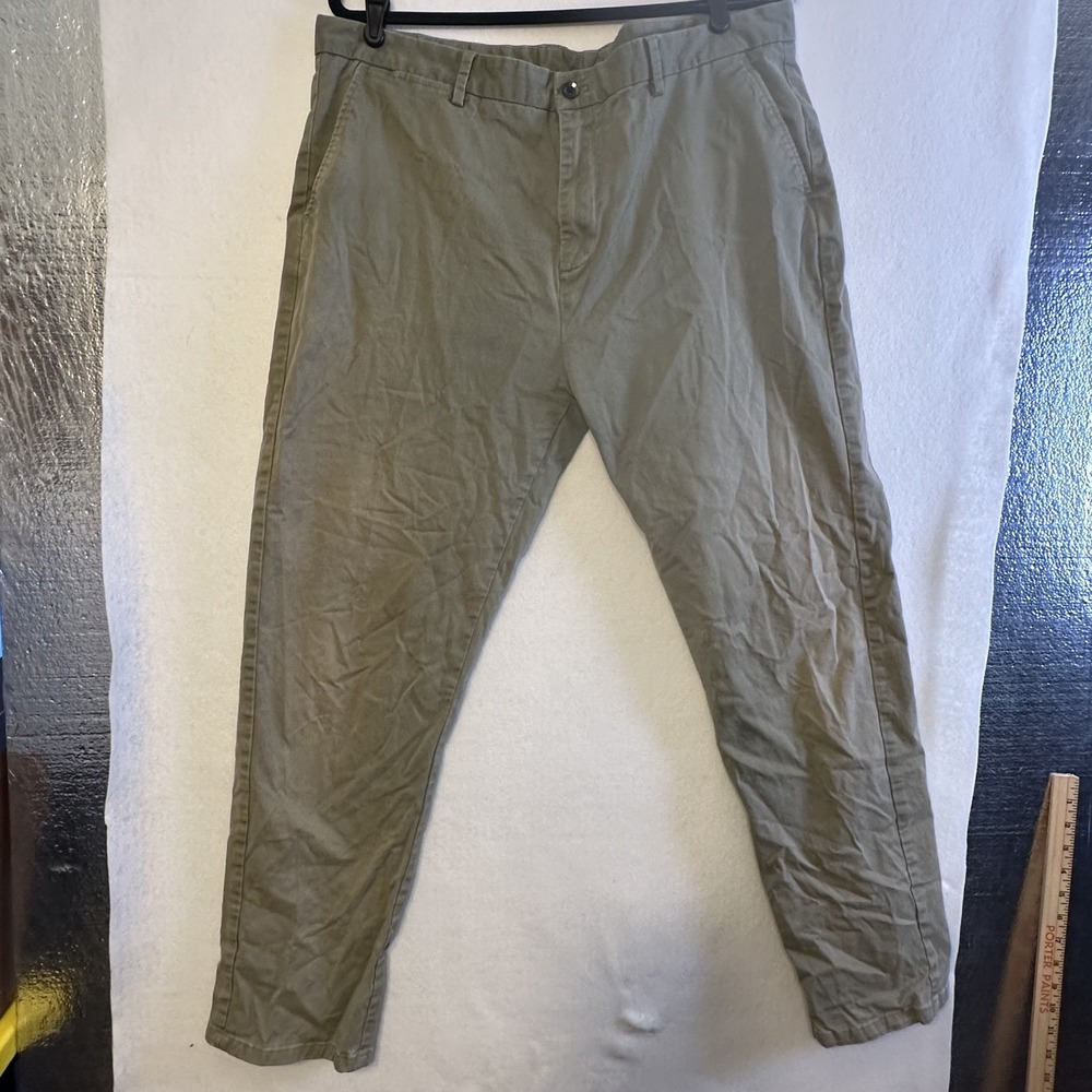 Element Olive Green Casual Chino Pants Mens Size 40 Flat Front 2023